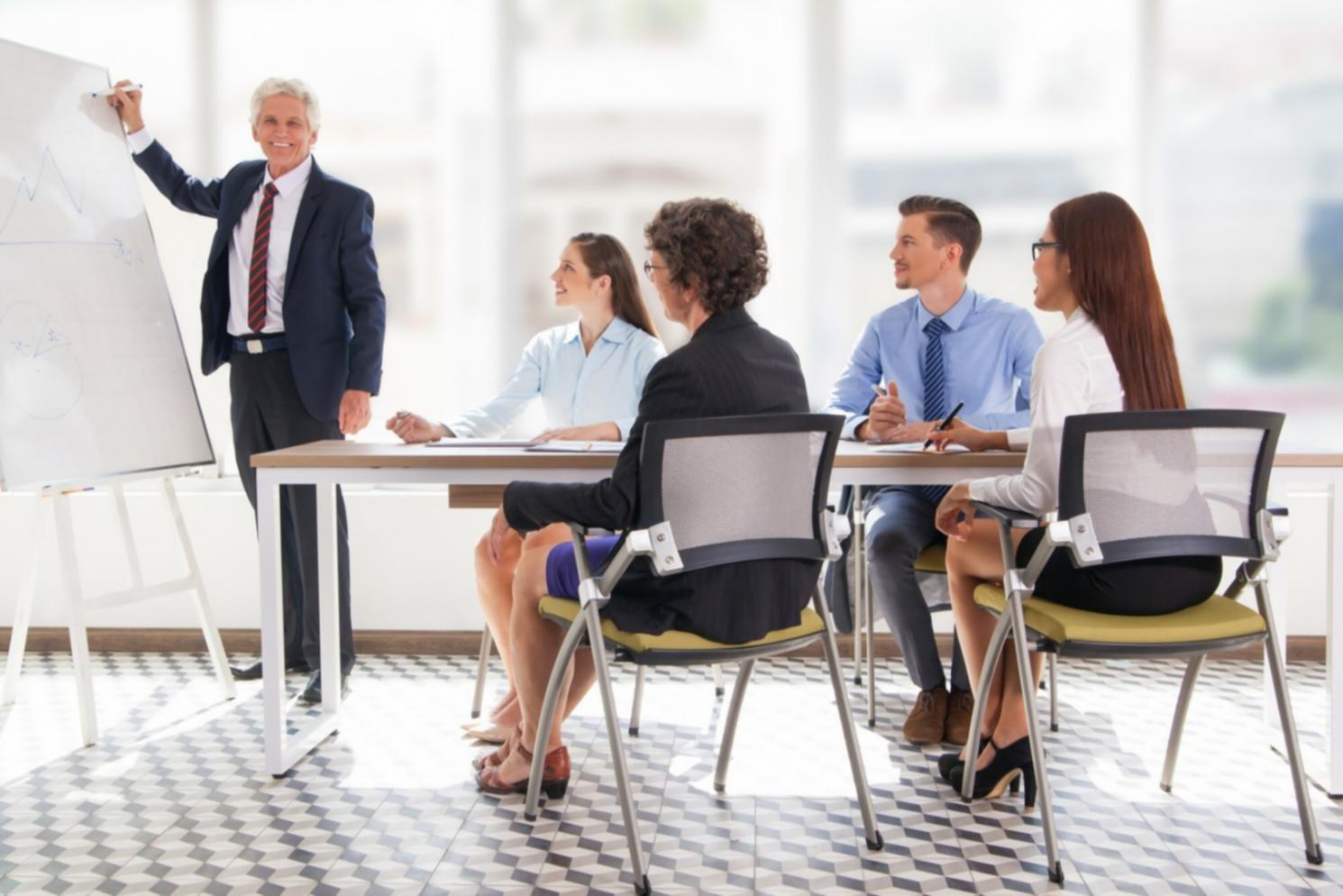 Zone de travail collaboratif pour exercices pratiques